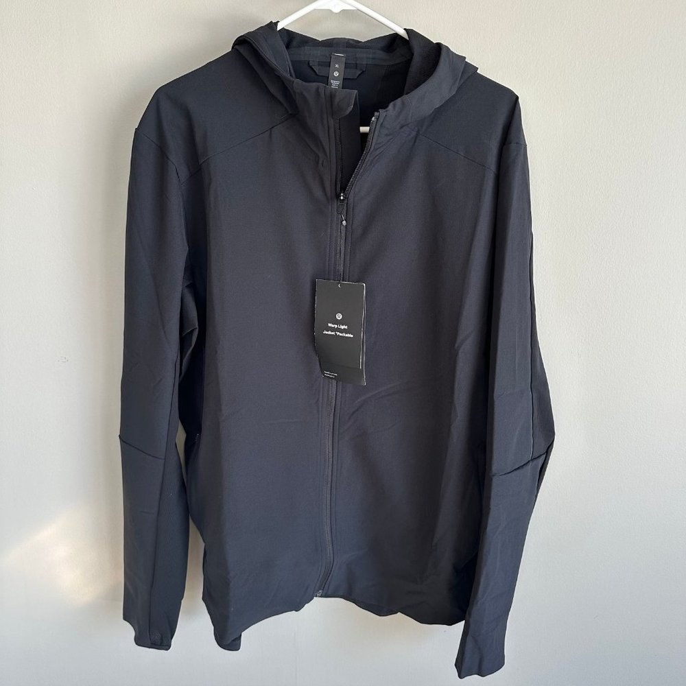 lululemon Warp Light Packable Jacket Men's XXL Black NWT